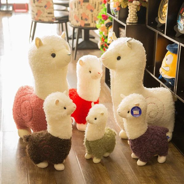 Adorable 25cm Alpaca Plush Toy - Soft Cotton Doll in 6 Colors Adorable 25cm Alpaca Plush Toy - Soft Cotton Doll in 6 Colors