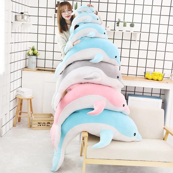 Adorable 30cm Dolphin Plush Toy - Soft, Cute, Perfect for Kids' Decor! Adorable 30cm Dolphin Plush Toy - Soft, Cute, Perfect for Kids' Decor!