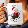 Adorable Baby Santa - Personalized Photo Mug Adorable Baby Santa - Personalized Photo Mug