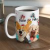 Adorable Dog Christmas White Ceramic Mug Festive Cartoon Style, Perfect Gift for Dog Lovers Adorable Dog Christmas White Ceramic Mug Festive Cartoon Style, Perfect Gift for Dog Lovers
