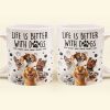 Adorable Dog-Themed Ceramic Mug, Adding Warmth and Joy to Your Day