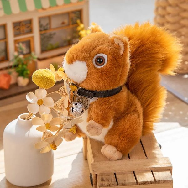 Adorable Realistic Squirrel Plush Toy - Soft, Furry, Perfect Gift! Adorable Realistic Squirrel Plush Toy - Soft, Furry, Perfect Gift!