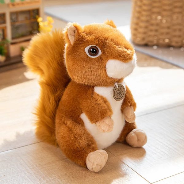 Adorable Realistic Squirrel Plush Toy - Soft, Furry, Perfect Gift! Adorable Realistic Squirrel Plush Toy - Soft, Furry, Perfect Gift!