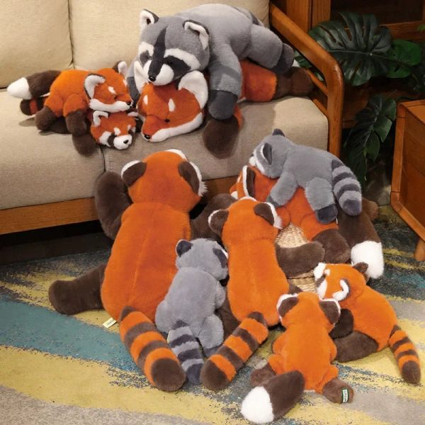 Adorable Weighted Red Panda Plush Toy - Perfect Gift for Kids! Adorable Weighted Red Panda Plush Toy - Perfect Gift for Kids!