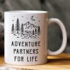 Adventure Partners For Life Camping Couple Gift - Personalized Mug