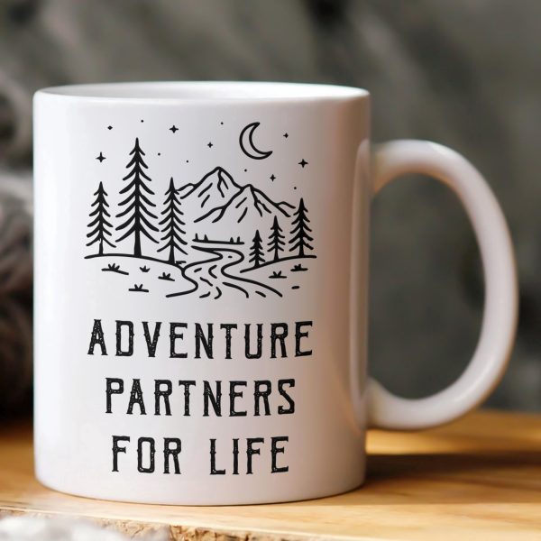 Adventure Partners For Life Camping Couple Gift - Personalized Mug