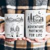 Adventure Partners For Life Camping Couple Gift - Personalized Mug