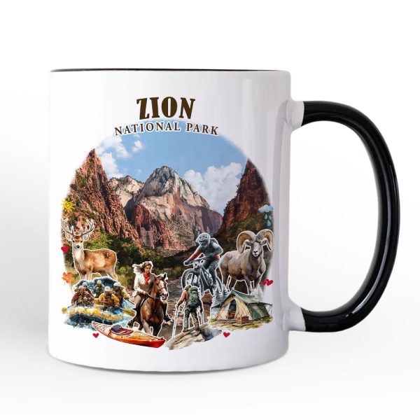 Adventurous Zion National Park Personalized Mug, Utah Scenic Landmarks Gift and Souvenir with Custom Name Adventurous Zion National Park Personalized Mug, Utah Scenic Landmarks Gift and Souvenir with Custom Name
