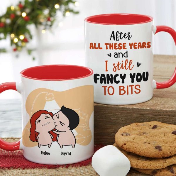 After All These Years And I Still Fancy You To Bits, Gift For Couple, Personalized Wine Tumbler After All These Years And I Still Fancy You To Bits, Gift For Couple, Personalized Wine Tumbler