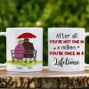 After All You're One In A Million. You're Once In A Lifetime, Personalized Old Couple Mug