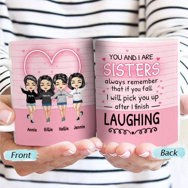After I Finish Laughing - Gift For Sisters - Personalized Custom White Edge-to-Edge Mug After I Finish Laughing - Gift For Sisters - Personalized Custom White Edge-to-Edge Mug
