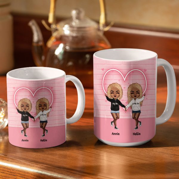 After I Finish Laughing - Gift For Sisters - Personalized Custom White Edge-to-Edge Mug After I Finish Laughing - Gift For Sisters - Personalized Custom White Edge-to-Edge Mug