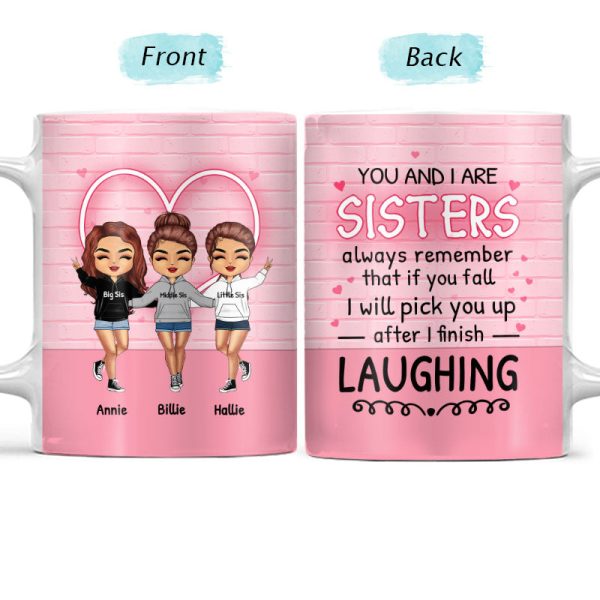 After I Finish Laughing - Gift For Sisters - Personalized Custom White Edge-to-Edge Mug After I Finish Laughing - Gift For Sisters - Personalized Custom White Edge-to-Edge Mug