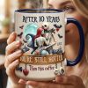 After Many Years, You're Still Hotter Than This Coffee - Personalized Spooky Accent Mug - Gift For Couples, Movie Fans | NL122