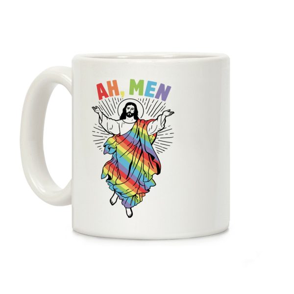 Ah, Men Gay Jesus Mug Coffee Mug Ah, Men Gay Jesus Mug Coffee Mug
