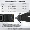 AirTag Dog Collar with Handle, Tactical Dog Collar for Large Medium Dogs
