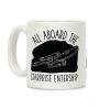 All Aboard The Starprise Entership Coffee Mug All Aboard The Starprise Entership Coffee Mug