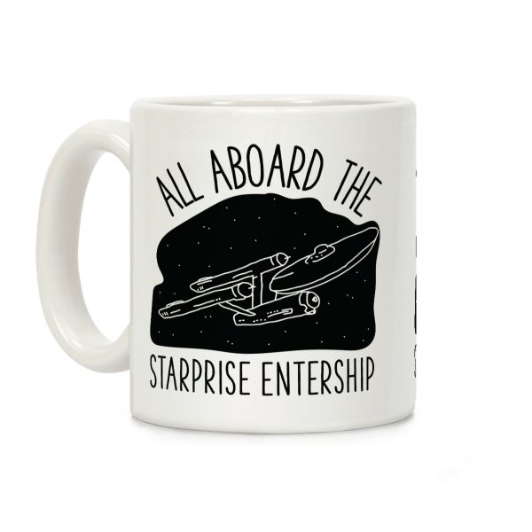 All Aboard The Starprise Entership Coffee Mug All Aboard The Starprise Entership Coffee Mug