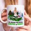 All Because Two People Swiped Right, Personalized Coffee Mug, Christmas Gifts For Couple All Because Two People Swiped Right, Personalized Coffee Mug, Christmas Gifts For Couple