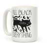 All Black Everything Cat Coffee Mug All Black Everything Cat Coffee Mug