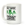 All Hail Froggy Chair Ugly Sweater Coffee Mug All Hail Froggy Chair Ugly Sweater Coffee Mug