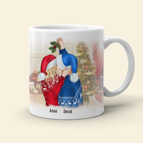 All I Want For Christmas Is You, Sweet Couple White Mug All I Want For Christmas Is You, Sweet Couple White Mug