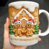 All I Want For Christmas Is You With Gingerbread Couple - Personalized Custom Coffee Mug - CPL1000_MG
