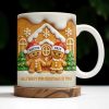 All I Want For Christmas Is You With Gingerbread Couple - Personalized Custom Coffee Mug - CPL1000_MG