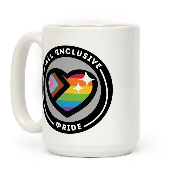 All Inclusive Pride Patch Coffee Mug All Inclusive Pride Patch Coffee Mug