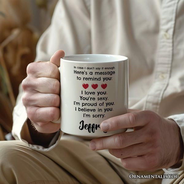 All The Things to Say Heartful Message Personalized Mug, Romantic Sincere Gift For Husband or Wife With Custom Name All The Things to Say Heartful Message Personalized Mug, Romantic Sincere Gift For Husband or Wife With Custom Name