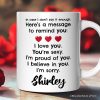 All The Things to Say Heartful Message Personalized Mug, Romantic Sincere Gift For Husband or Wife With Custom Name All The Things to Say Heartful Message Personalized Mug, Romantic Sincere Gift For Husband or Wife With Custom Name