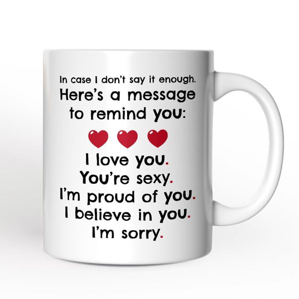 All The Things to Say Heartful Message Personalized Mug, Romantic Sincere Gift For Husband or Wife With Custom Name All The Things to Say Heartful Message Personalized Mug, Romantic Sincere Gift For Husband or Wife With Custom Name