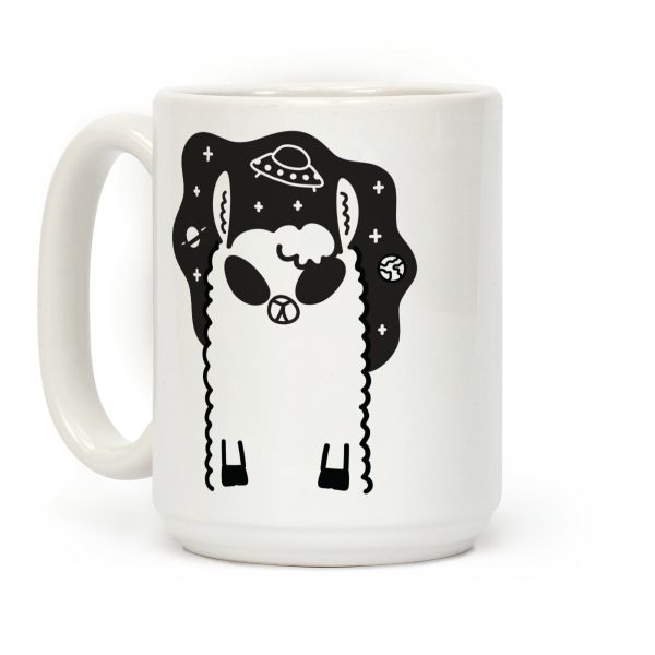 Allien - Llama Alien Coffee Mug Allien - Llama Alien Coffee Mug