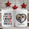 Alphabet I Love You Custom Mug Alphabet I Love You Custom Mug