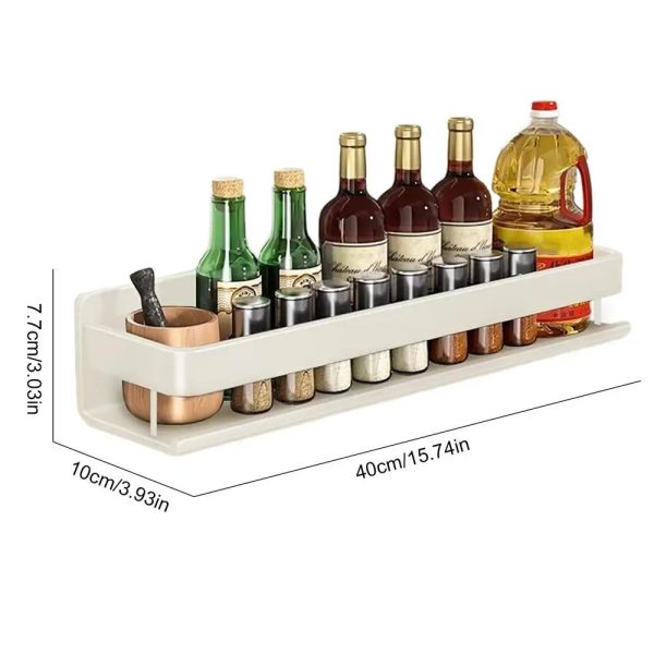 Aluminum Wall-Mounted Spices Rack Aluminum Wall-Mounted Spices Rack