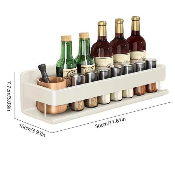 Aluminum Wall-Mounted Spices Rack Aluminum Wall-Mounted Spices Rack