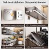 Aluminum Wall-Mounted Spices Rack Aluminum Wall-Mounted Spices Rack