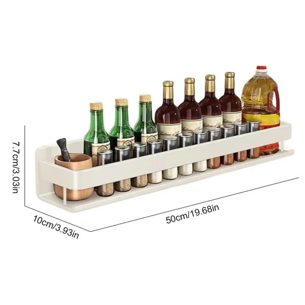 Aluminum Wall-Mounted Spices Rack Aluminum Wall-Mounted Spices Rack