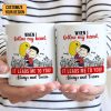 Always And Forever Peanut Couple - Personalized Accent Coffee Mug - Gift For Couple, Husband Wife | GR8 NH96