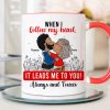 Always And Forever Peanut Couple - Personalized Accent Coffee Mug - Gift For Couple, Husband Wife | GR9 NH96