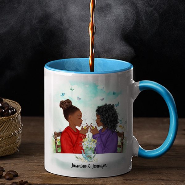 Always Be My Best-Tea - Gift For Bestie - Personalized Custom Accent Mug Always Be My Best-Tea - Gift For Bestie - Personalized Custom Accent Mug