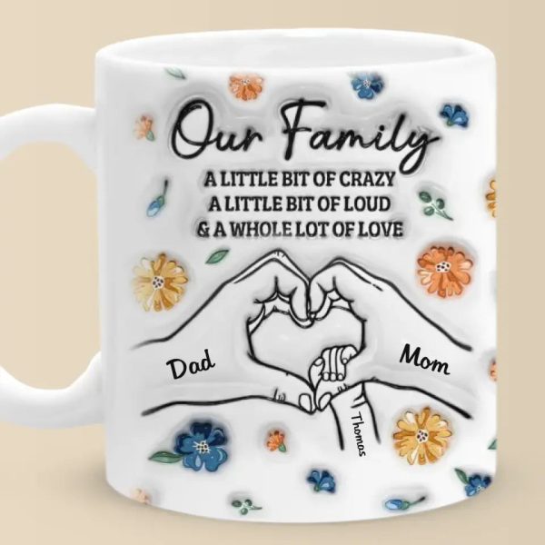 Always, Forever And No Matter What - Family Personalized Custom 3D Inflated Effect Printed Mug - Gift For Family Members Always, Forever And No Matter What - Family Personalized Custom 3D Inflated Effect Printed Mug - Gift For Family Members