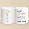 Always My Daughter, Forever My Friend - Family Personalized Custom Mug - Mother's Day, Gift For Mom, Daughter