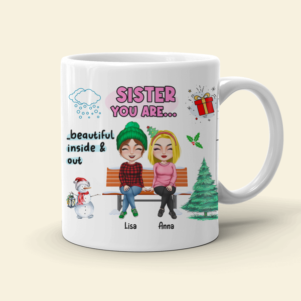 Always My Sister Forever My Friend- Personalized Coffee Mug- Gift For Sister- Christmas Gift Always My Sister Forever My Friend- Personalized Coffee Mug- Gift For Sister- Christmas Gift