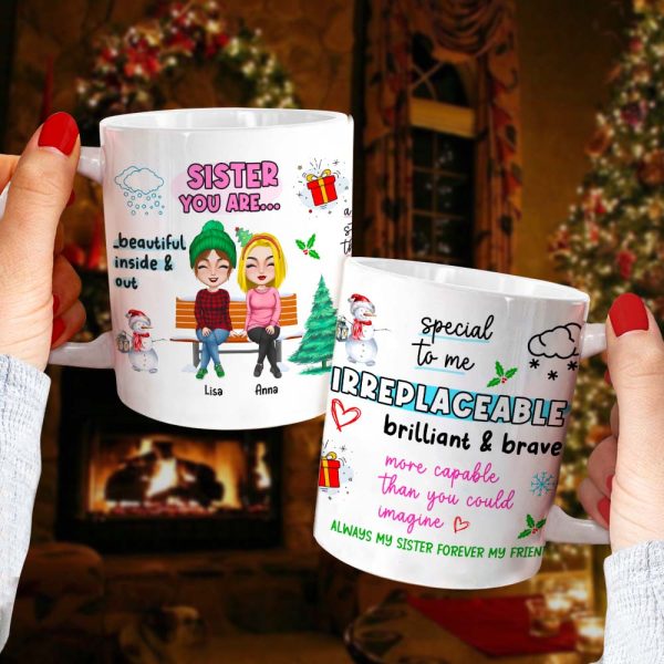 Always My Sister Forever My Friend- Personalized Coffee Mug- Gift For Sister- Christmas Gift Always My Sister Forever My Friend- Personalized Coffee Mug- Gift For Sister- Christmas Gift