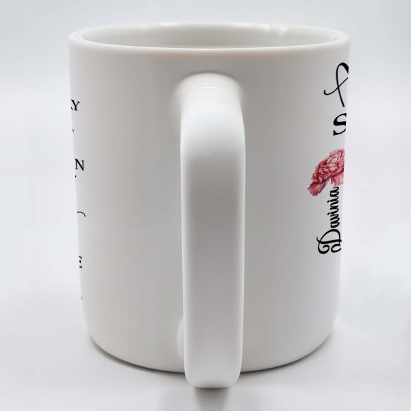 Always Sisters Strong Bond Floral Sister Mug - Personalized Custom Coffee Mug - BST061_MG