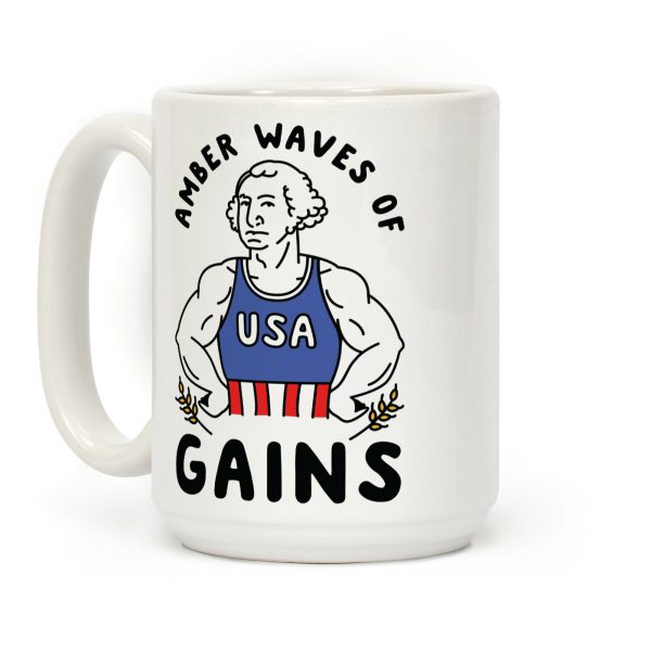 Amber Waves Of Gains Coffee Mug Amber Waves Of Gains Coffee Mug