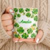 Amelia Shamrocks And Coins - Personalized Custom Coffee Mug - FAM801_MG Amelia Shamrocks And Coins - Personalized Custom Coffee Mug - FAM801_MG