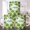 Amelia Shamrocks And Coins - Personalized Custom Coffee Mug - FAM801_MG Amelia Shamrocks And Coins - Personalized Custom Coffee Mug - FAM801_MG