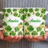 Amelia Shamrocks And Coins - Personalized Custom Coffee Mug - FAM801_MG Amelia Shamrocks And Coins - Personalized Custom Coffee Mug - FAM801_MG